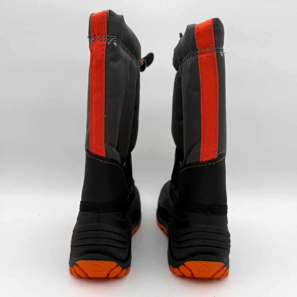 Kamik Kids Rocket Snow Boots US 13 Wide Grey Black Waterproof NIB