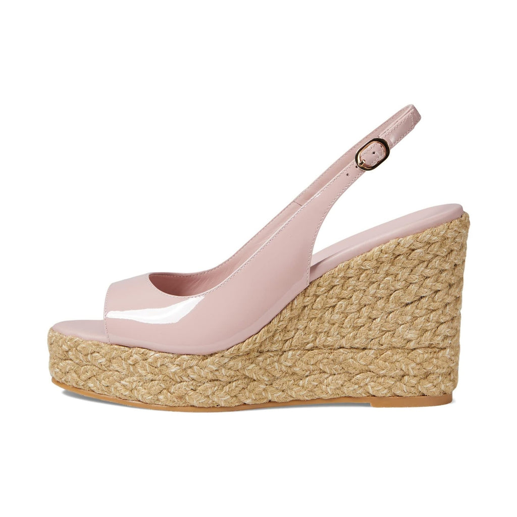 Stuart Weitzman Womens Island Sandal Espadrille Wedge US 9B EU 39.5 Pink NIB