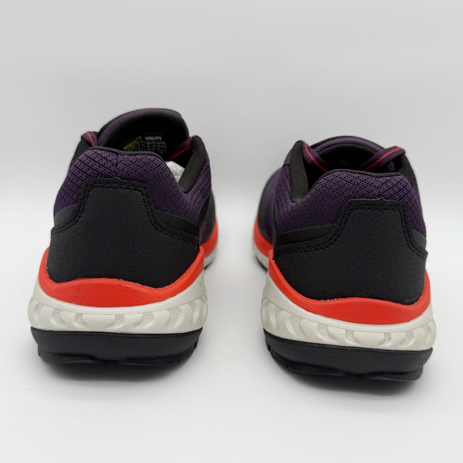 KEEN Womens Utility Tempe Sneakers 9 Wide Purple Comp Toe Slip Resistant NIB