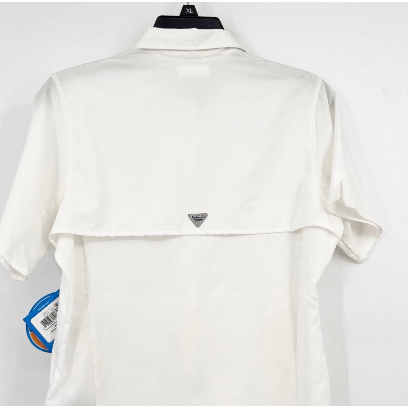 COLUMBIA Women's Tamiami II Short Sleeve Shirt Small White Sun Protection NWT