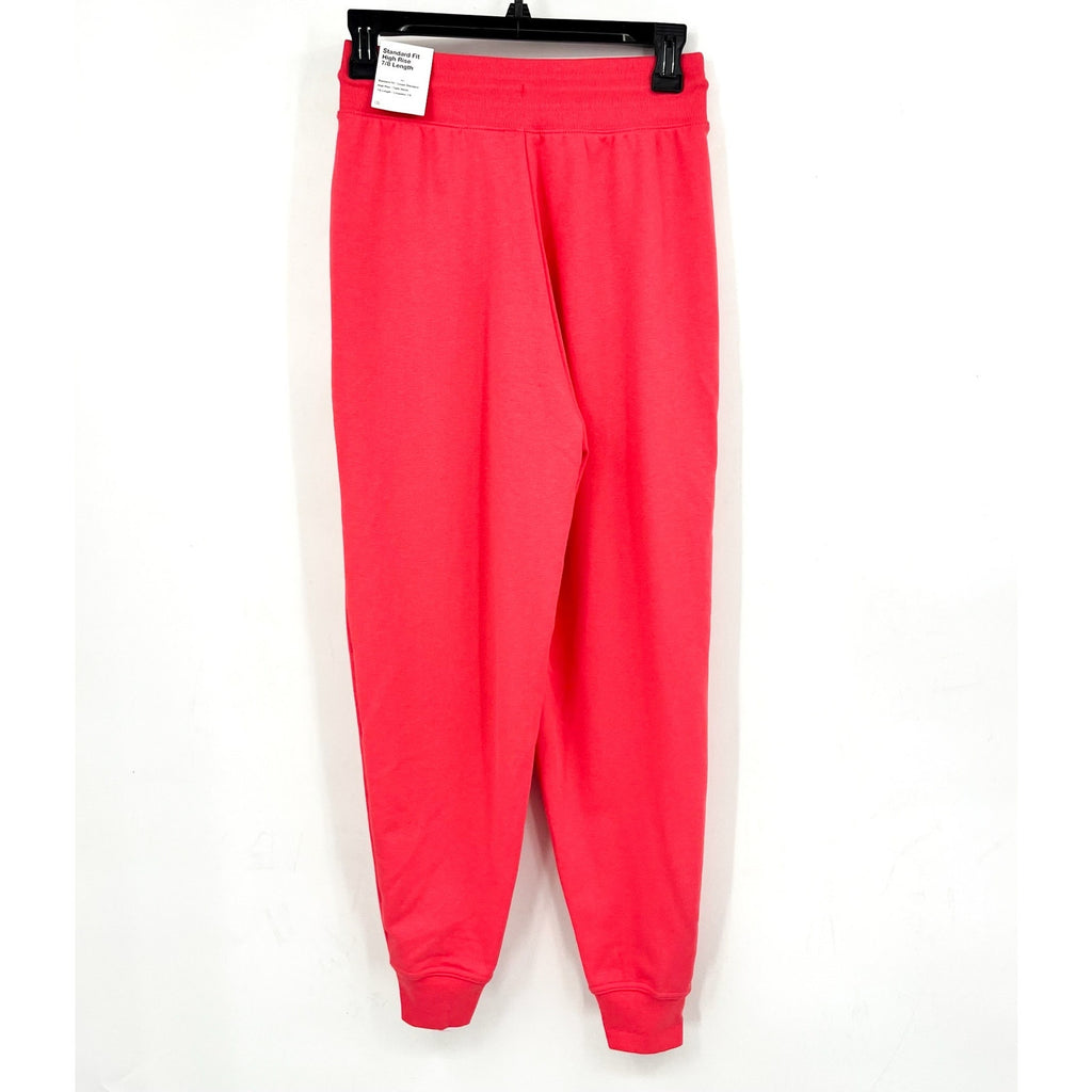 NIKE Women's Dri Fit 7/8 Joggers XS Aster Pink High-Waisted French Terry NWT