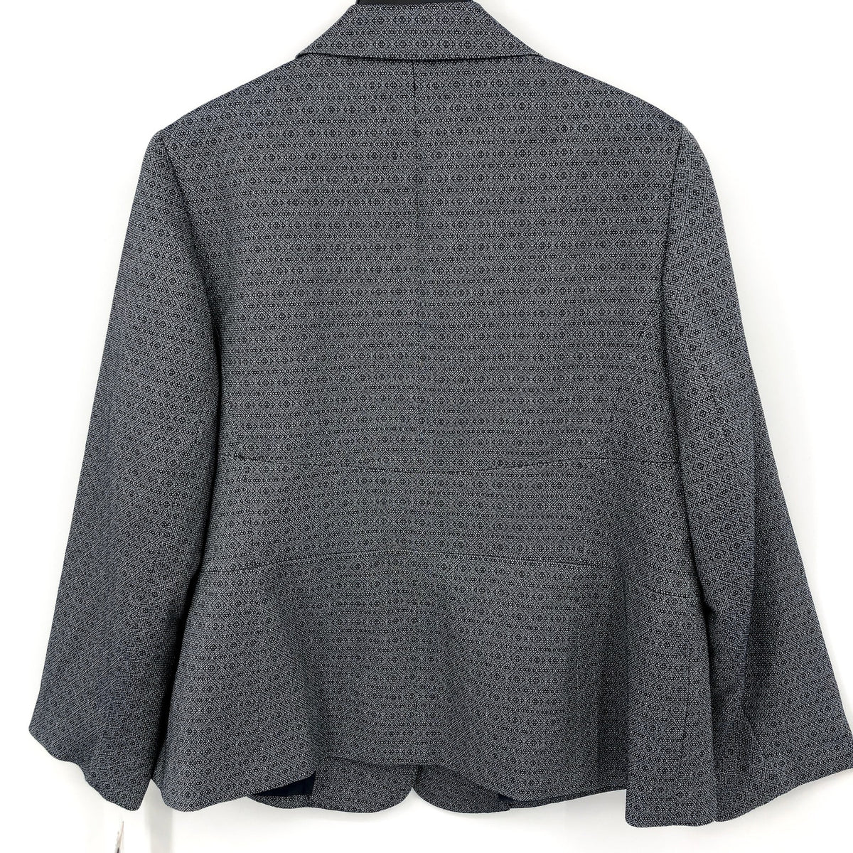 LE SUIT Women's Two Button Blazer 16W Midnight Navy Blue Gray Jacket NWT