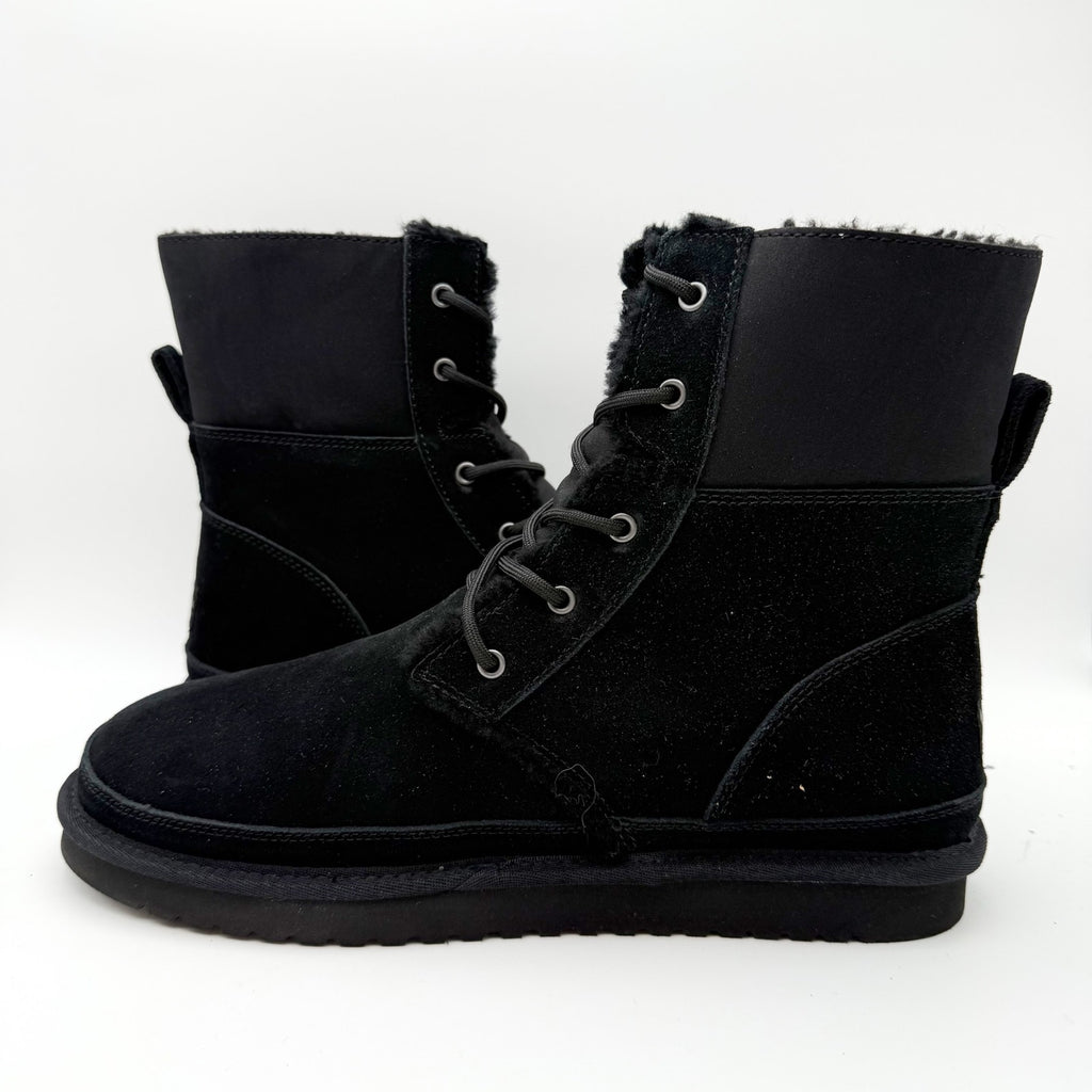 Koolaburra by UGG Womens Advay Tall Boot US 12 EU 43 Black Suede NWOB