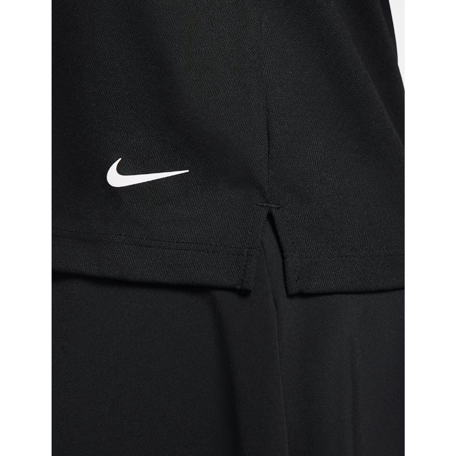 NIKE Women's Dri-FIT Victory Golf Polo Shirt XS Black Short Sleeve NWT