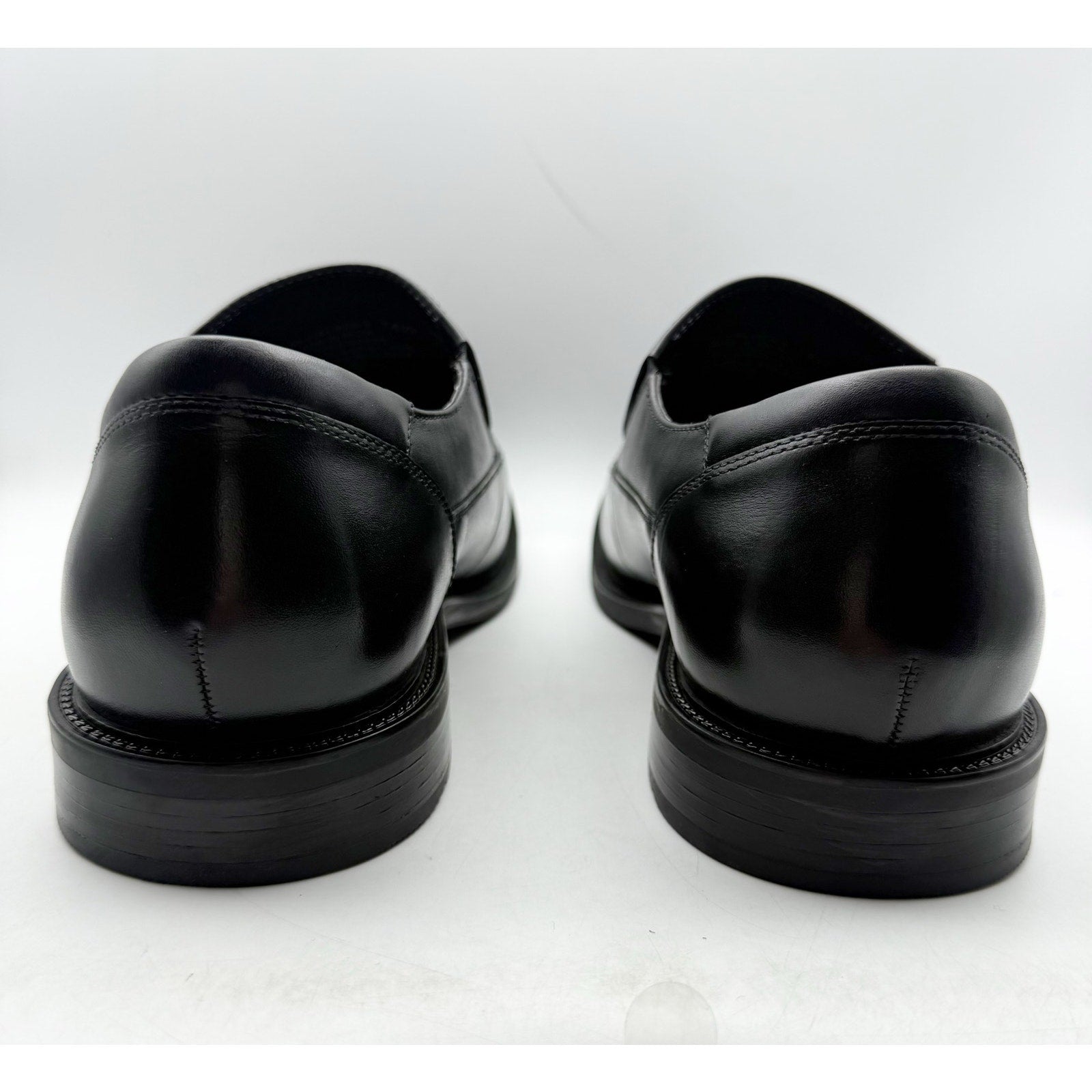 Dockers Mens Proposal Dress Loafers US 14 Wide EU 48 Black Leather NIB