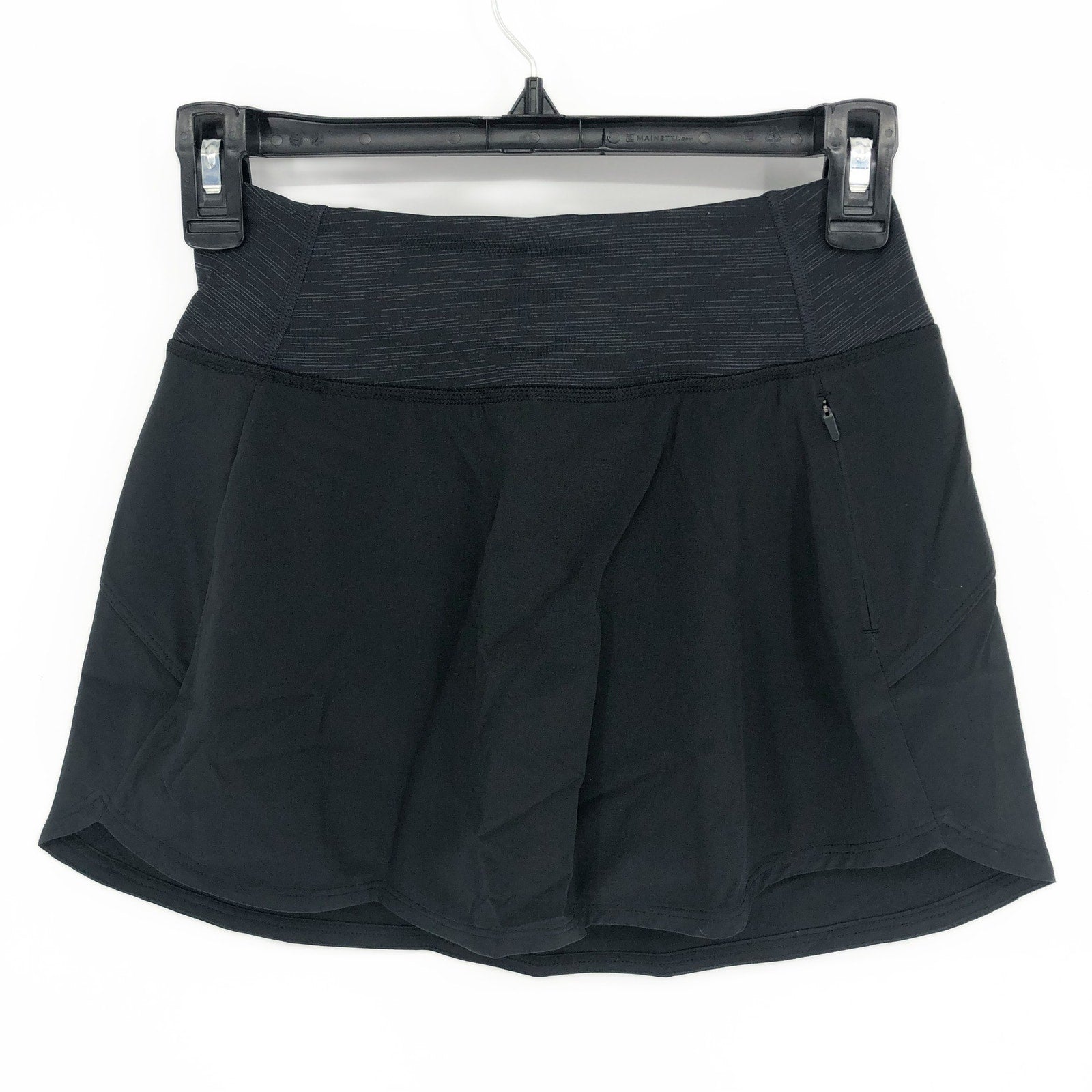 OUTDOOR VOICES Women's Hudson 4" Skort XXS Black Built-in Brief Liner NWT