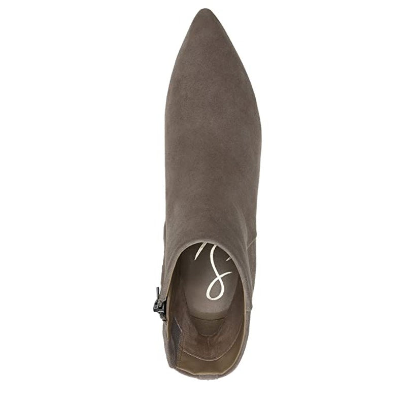 Sam Edelman Womens Ulissa Ankle Booties US 5 Tan Olive Suede Leather Heel NWOB