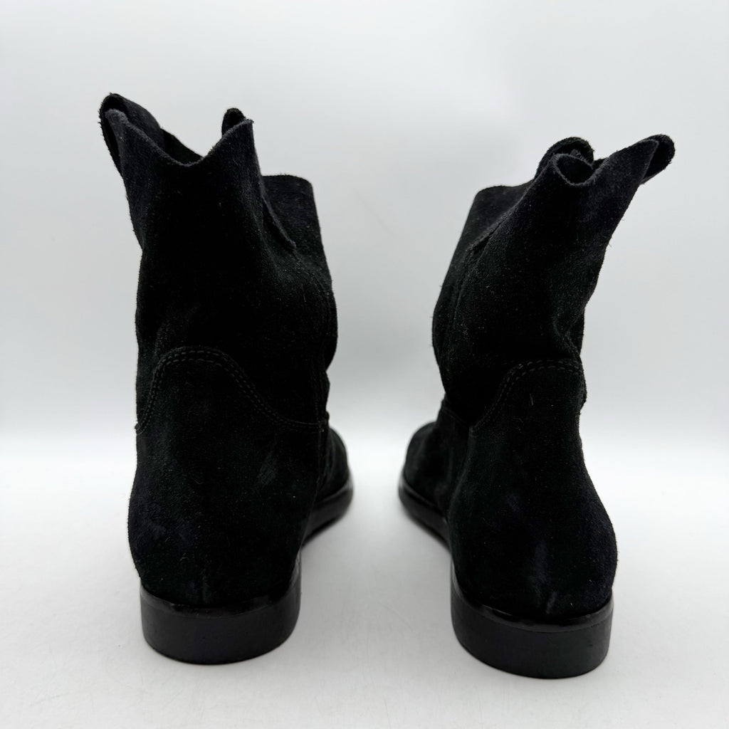 RE/DONE Womens 60s Camarguaise Ankle Boots EU 40 US 10 Black Suede NWOB