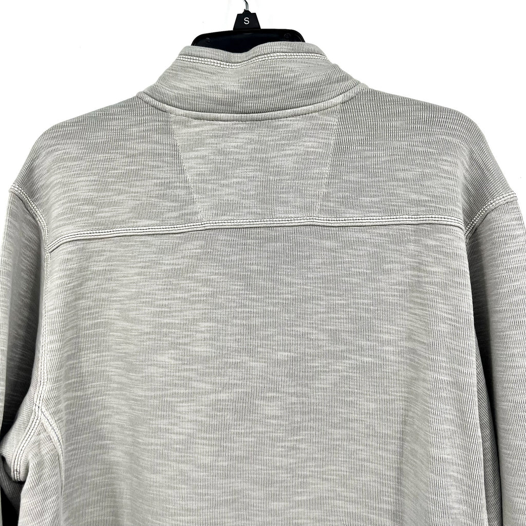 TOMMY BAHAMA Men's Tobago Bay Half Zip Sweatshirt Medium Smoke Grey NWOT