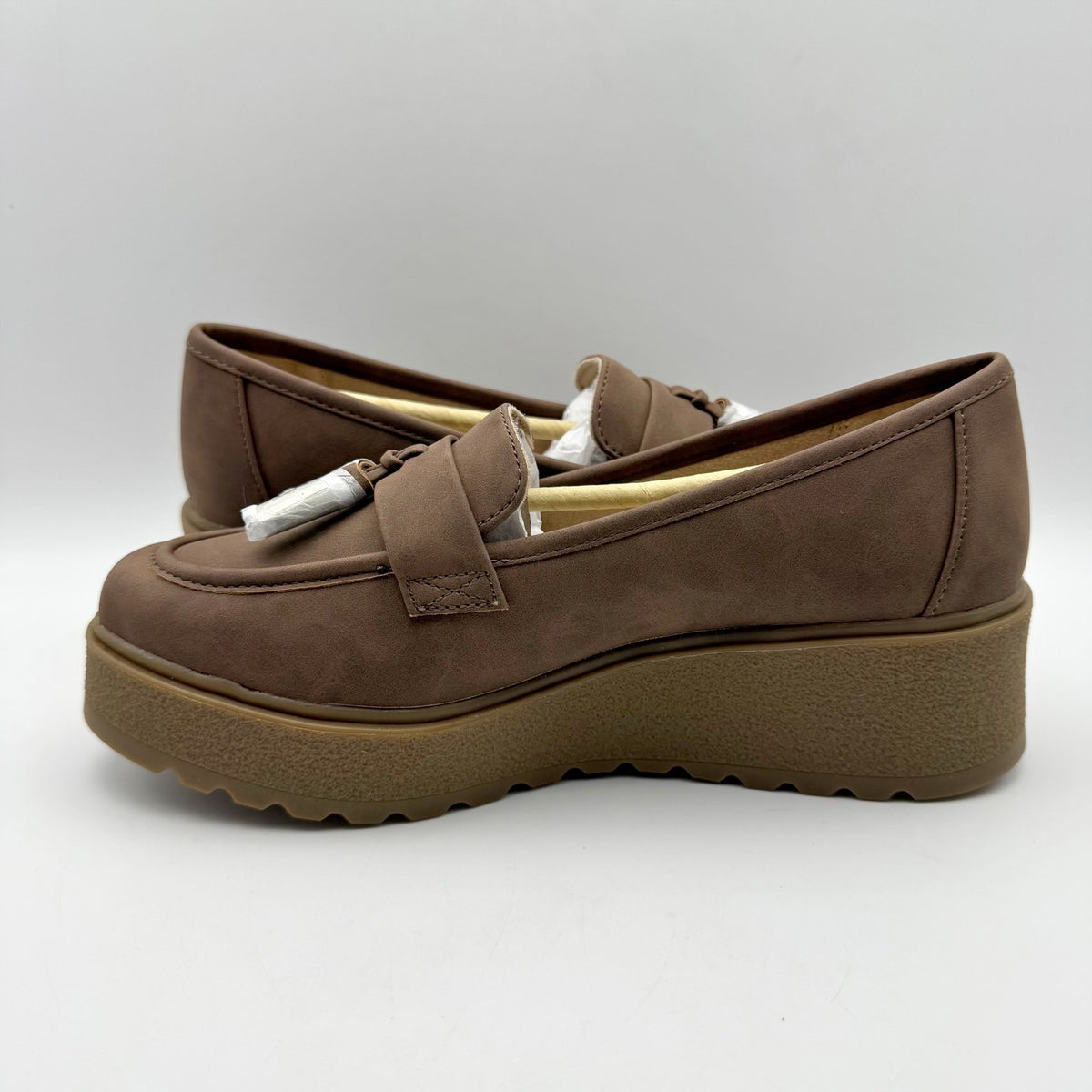 Soul Naturalizer Womens Josie Loafers Size 9.5M EU 40.5 Brown Slip-on NIB