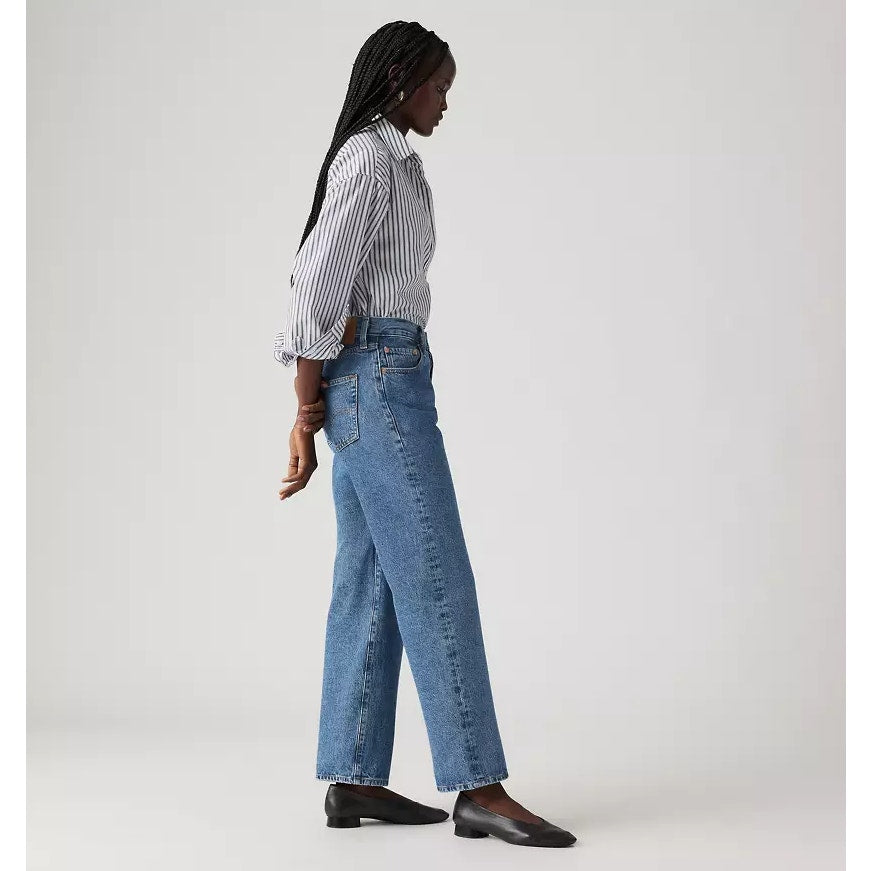 LEVI'S Womens 501 90s Ankle Jeans 32x27 US 14 Blue Shout Out Stone A91500010 NWT