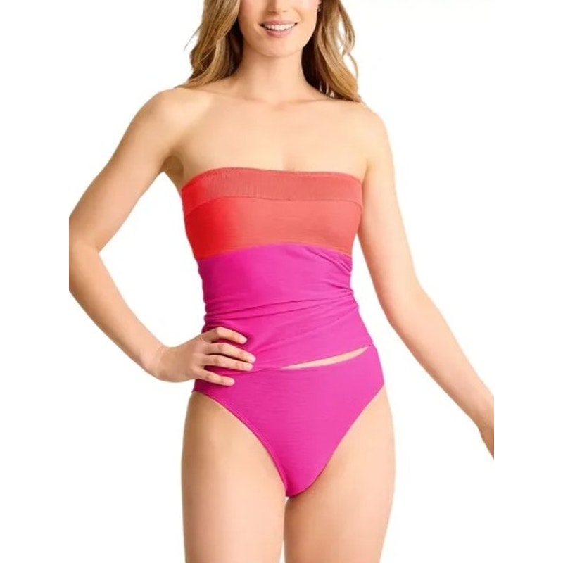 TOMMY BAHAMA Women's Ocean Point Hipster Bikini Bottom XL Pink Maui NWOT