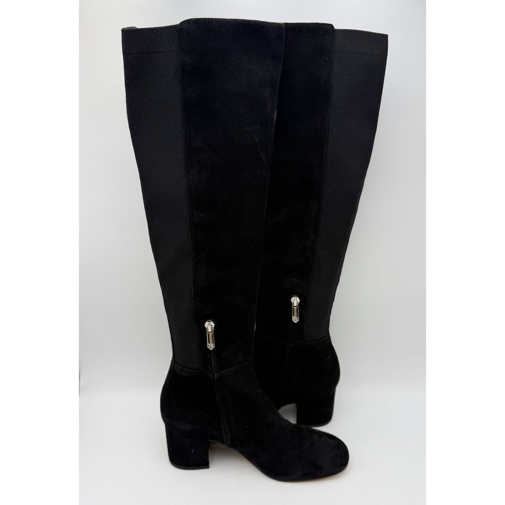 Sam Edelman Womens Valda Knee High Boots Size 6.5 M Black Suede NWOB