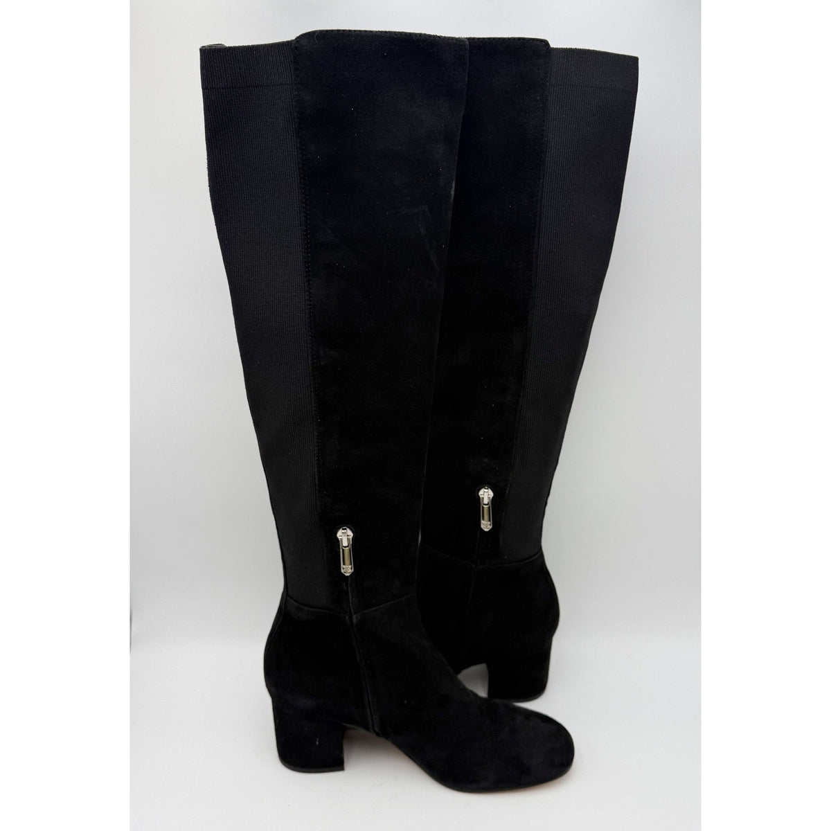 Sam Edelman Womens Valda Knee High Boots Size 6.5 M Black Suede NWOB