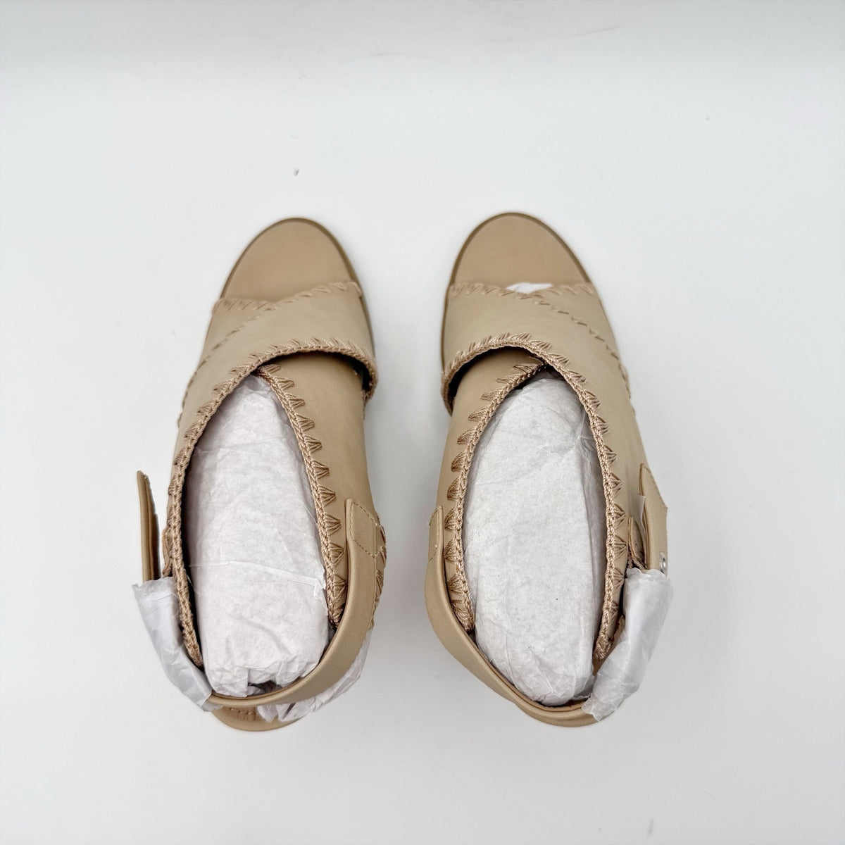 DV By Dolce Vita Womens Reanne Heeled Sandals Size 6 Tan NWOB