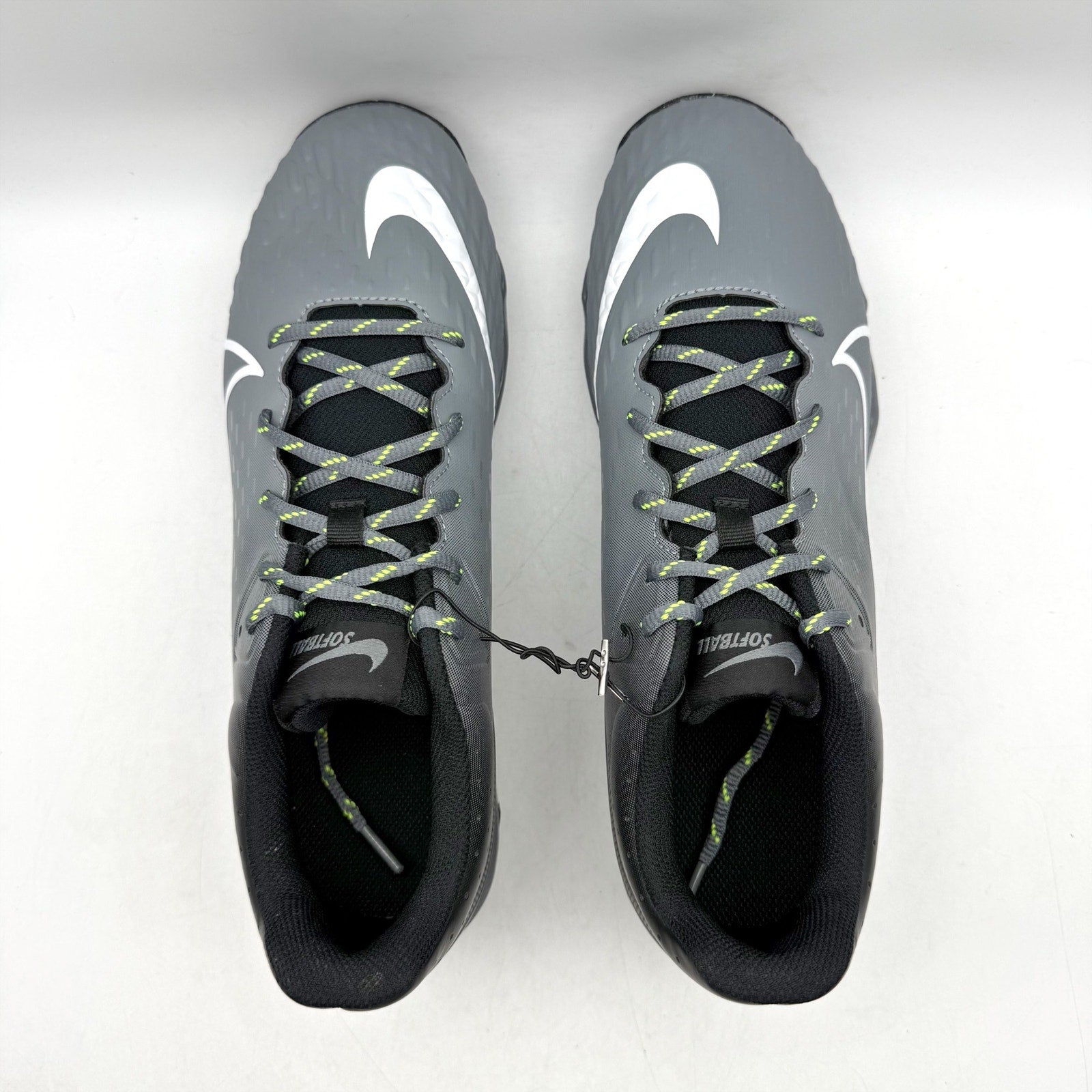Nike Womens Hyperdiamond 4 Keystone Softball Cleats US 11 Black Grey CZ5918 NWOB