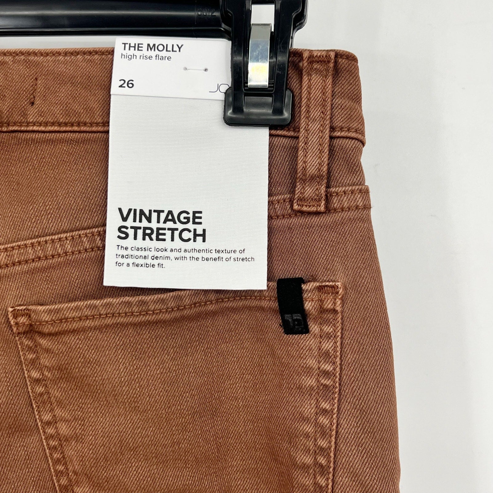 JOE'S JEANS The Molly High Rise Flare Jeans Size 26 US 2 Brown Walnut NWT