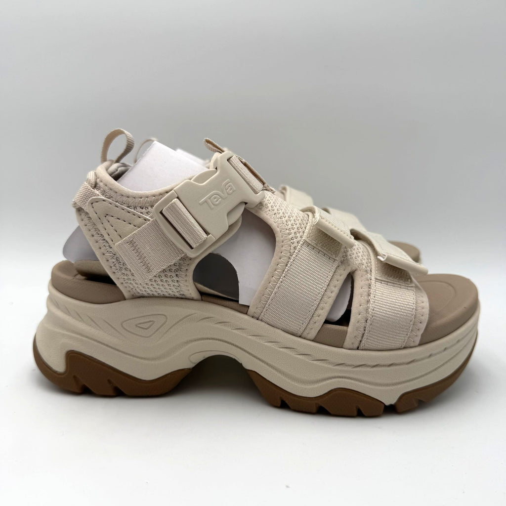 Teva Womens Hurricane Ampsole Gaila Platform Sandals Size 6 Birch Beige NIB