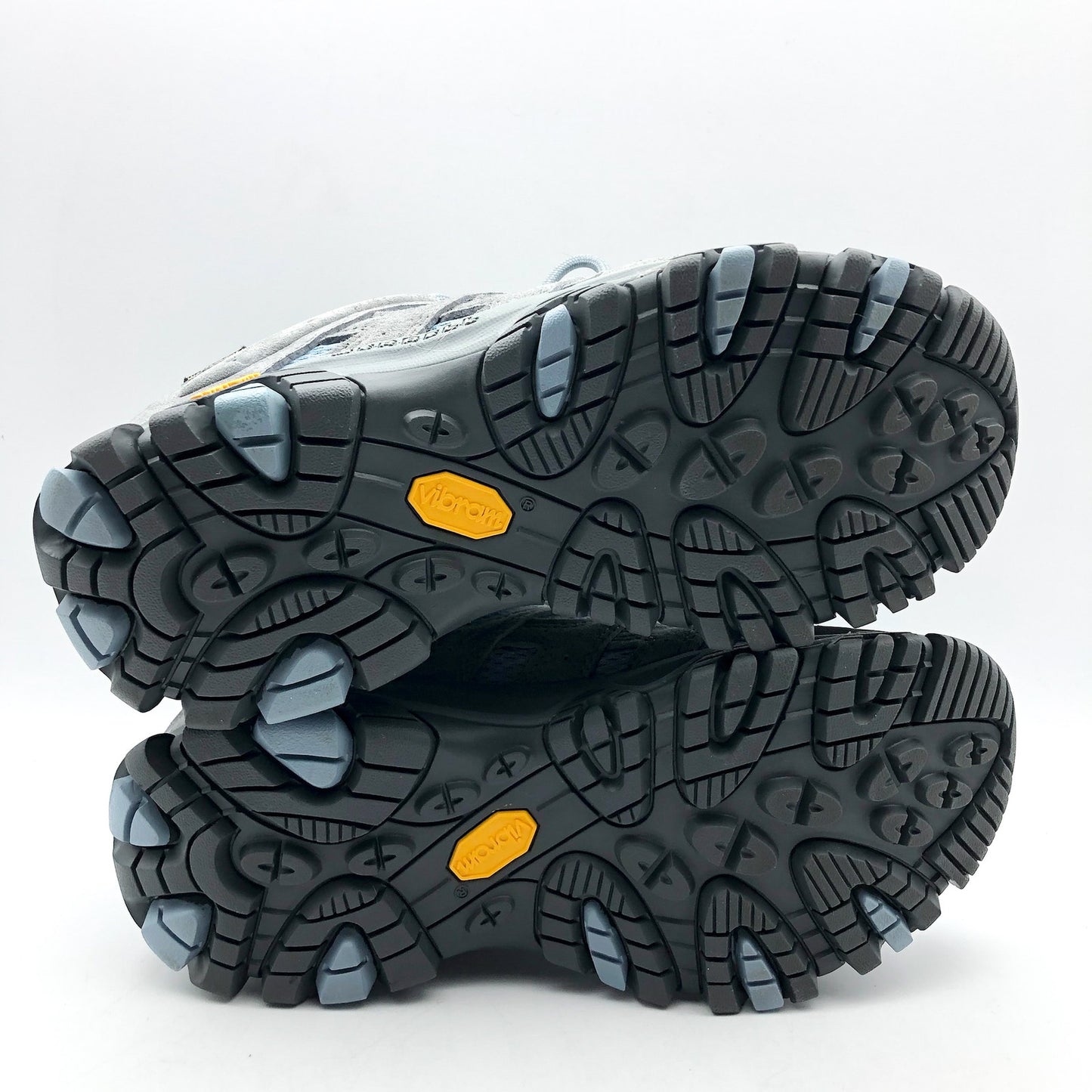 Merrell Womens Moab 3 Hiking Sneaker US 6.5 EU 37 Blue Grey Suede Waterproof NIB