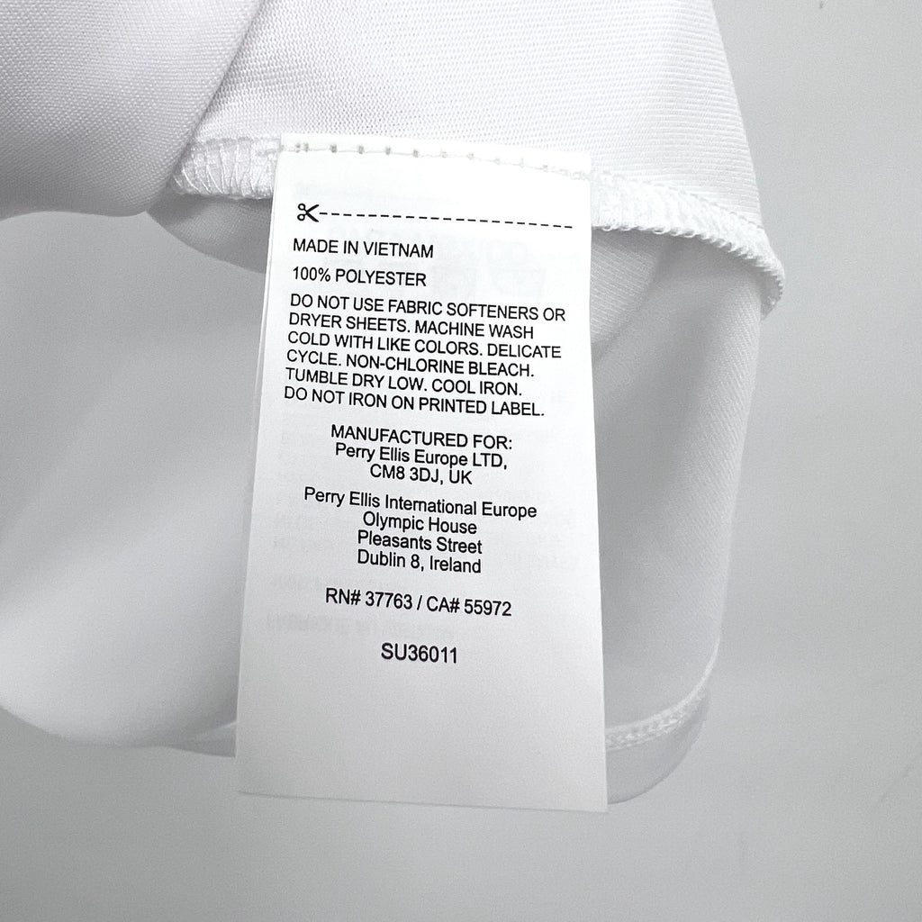 CALLAWAY 1/4 Zip Short Sleeve Golf Polo Shirt Large Brilliant White Heather NWT