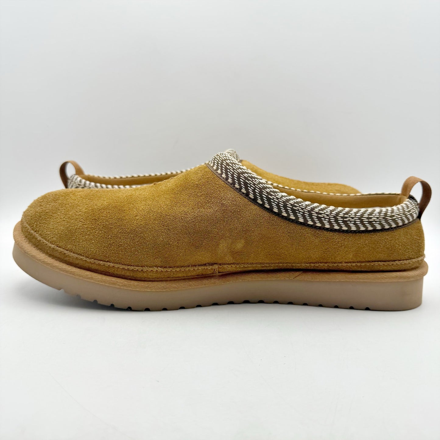 Koolaburra by UGG Mens Burree Slipper US 13 EU 46 Chestnut Brown Suede NIB