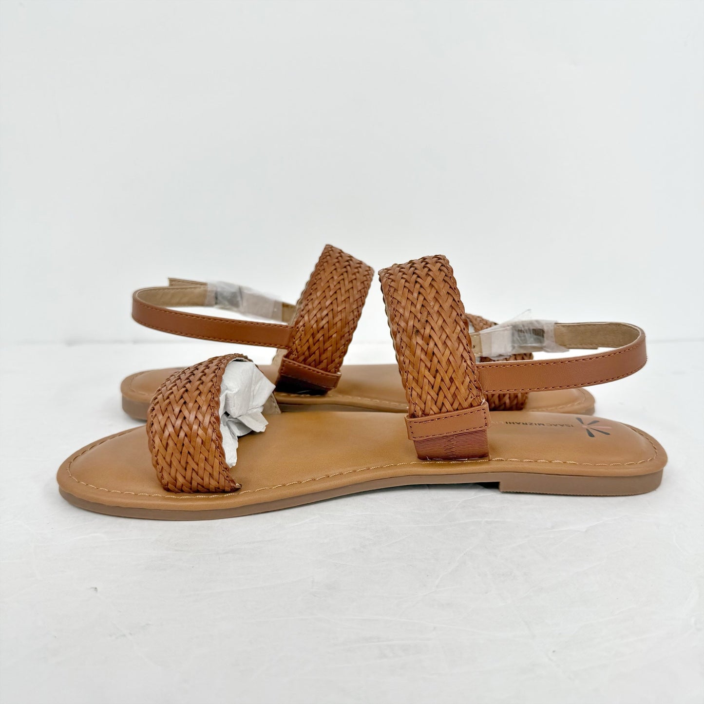 Isaac Mizrahi Live Womens Rosalyn Sandals US 9 M EU 39 Brown Tan NIB