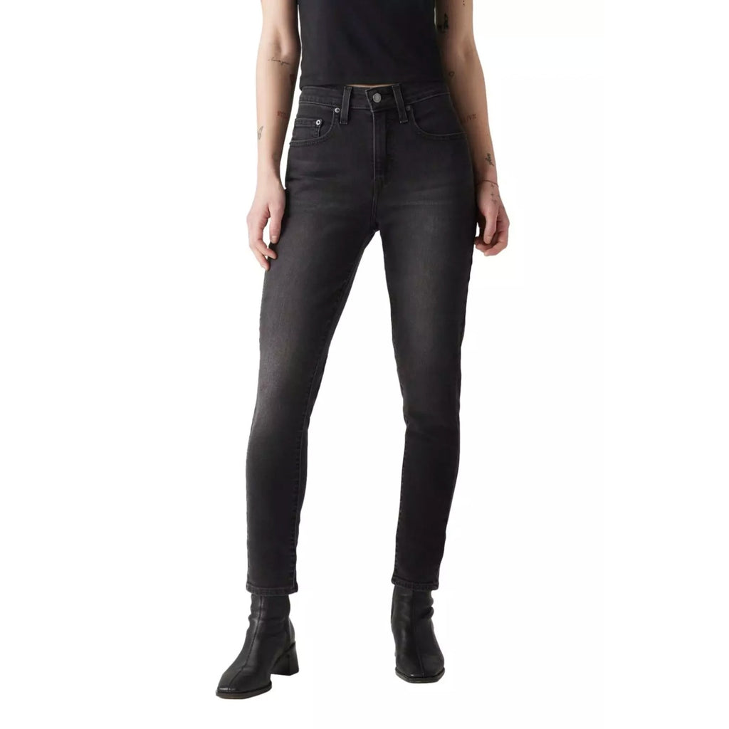 LEVI'S Women's 721 Skinny Jeans 30x30 US 10 Black Urgent Update 18882-0734 NWT