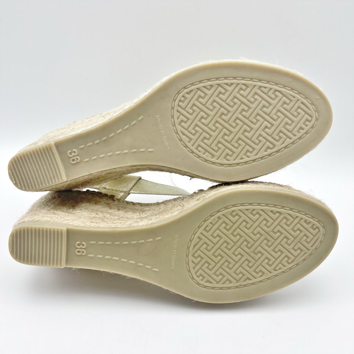 Toni Pons Womens Tura-RC Sandals EU 36 US 6 Gold Espadrille Wedge Heel NIB