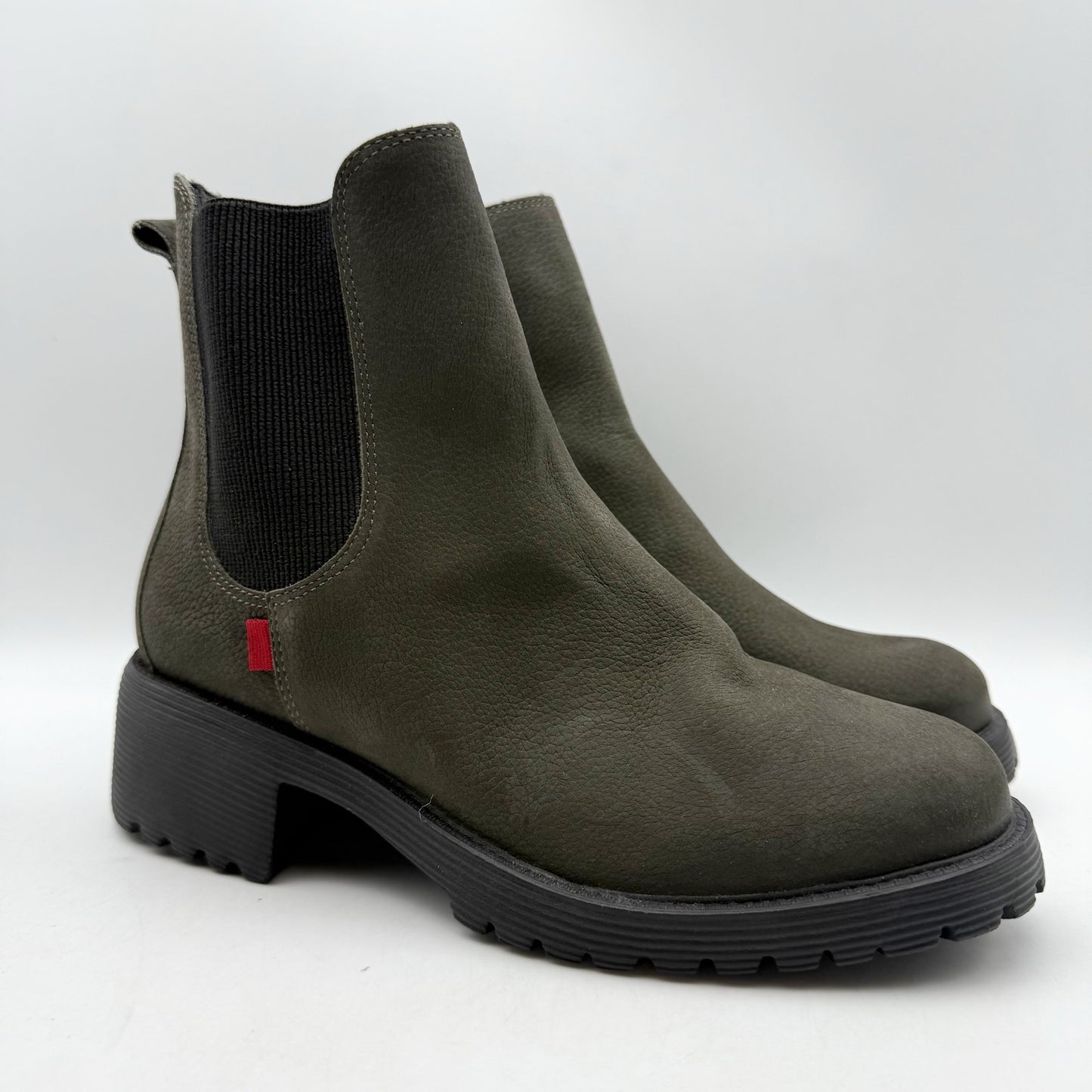 Marc Joseph New York Womens Columbia ST Ankle Booties US 6 Green Leather NWOB