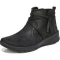 BZEES Womens Gusto Ankle Booties US 8 Wide EU 38.5 Black Fabric Wrap Tassel NIB
