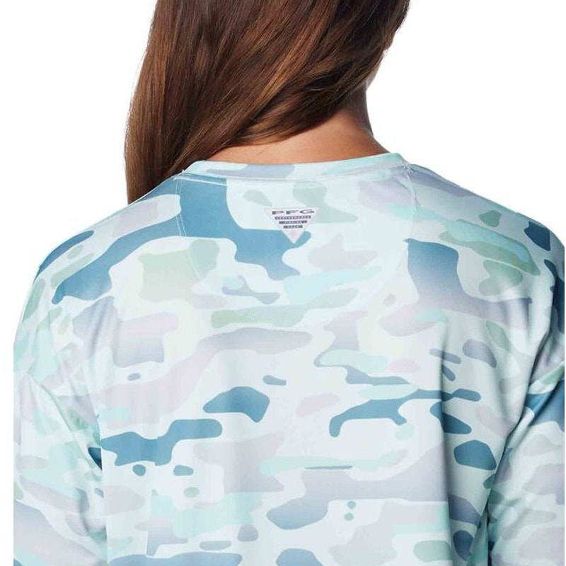 Columbia Women's Super PFG Tidal Light Shirt XS Blue Icy Morn Watershed NWT