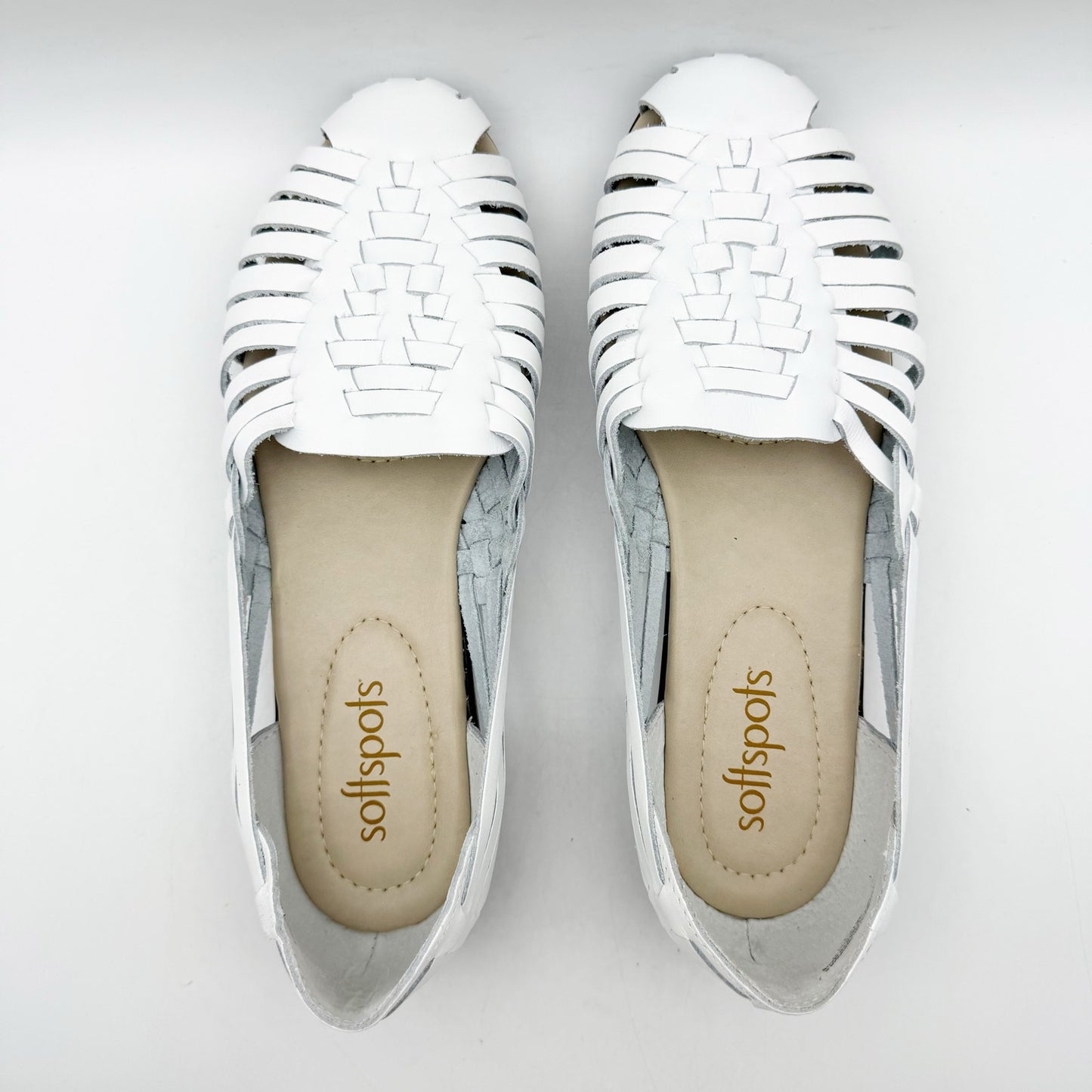 Comfortiva Womens Trinidad Sandals US 11 Wide EU 41-42 White Leather NIB