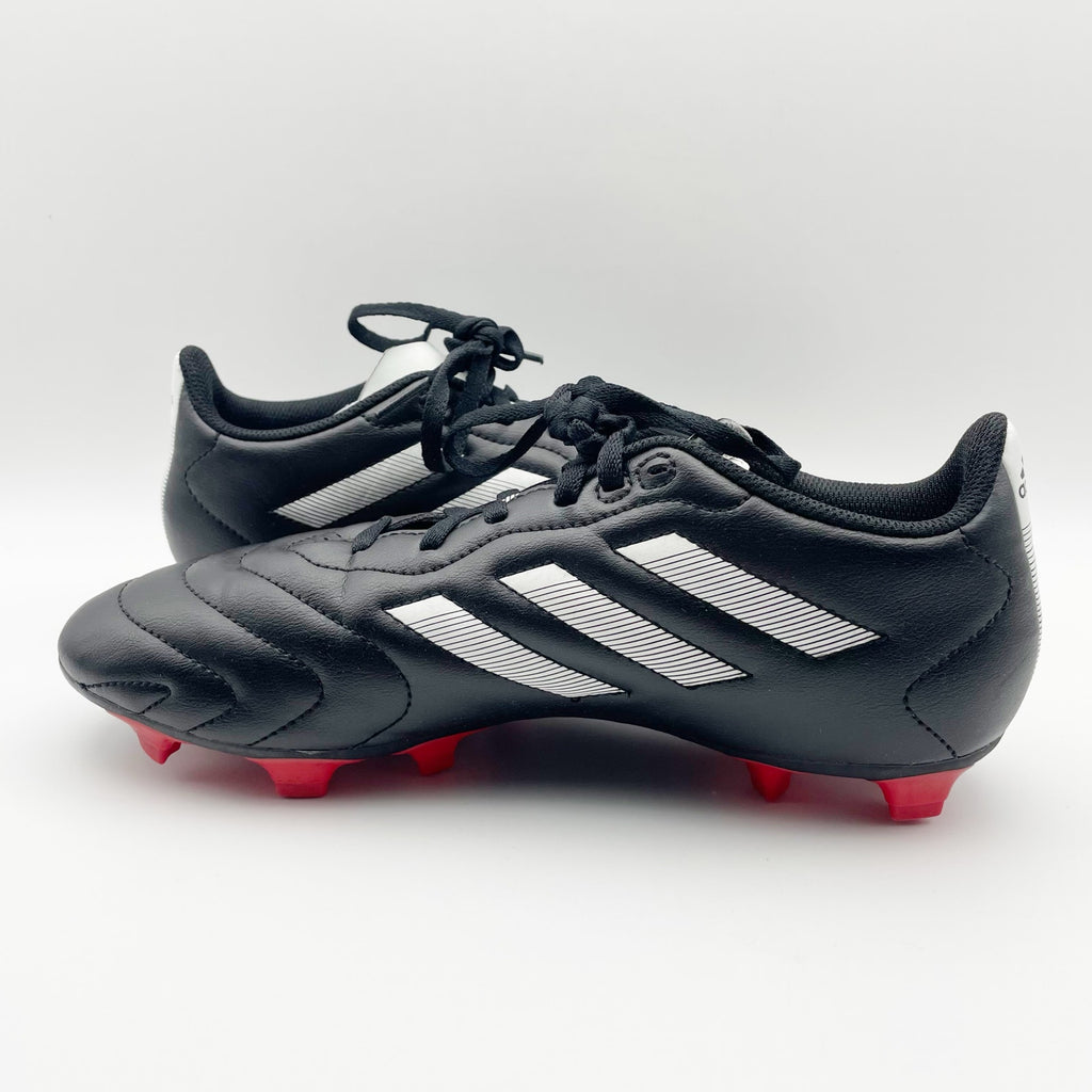 Adidas Mens Goletto VIII Soccer Cleat US 12 Fr 46 2/3 Black Red Firm Ground NWOB