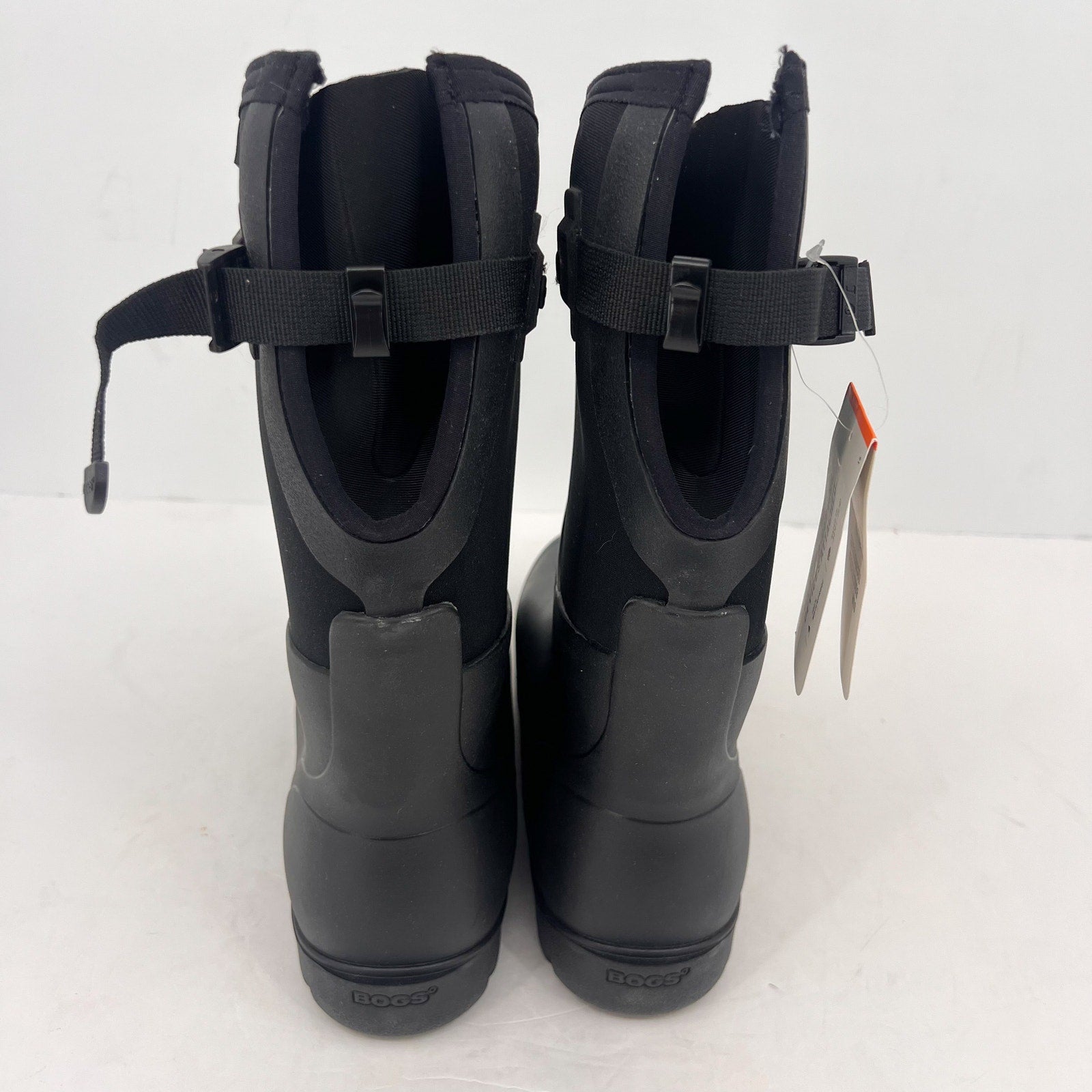 BOGS Women Neo-Classic Tall Adjustable Calf Boots Size 11 Black Waterproof NWT