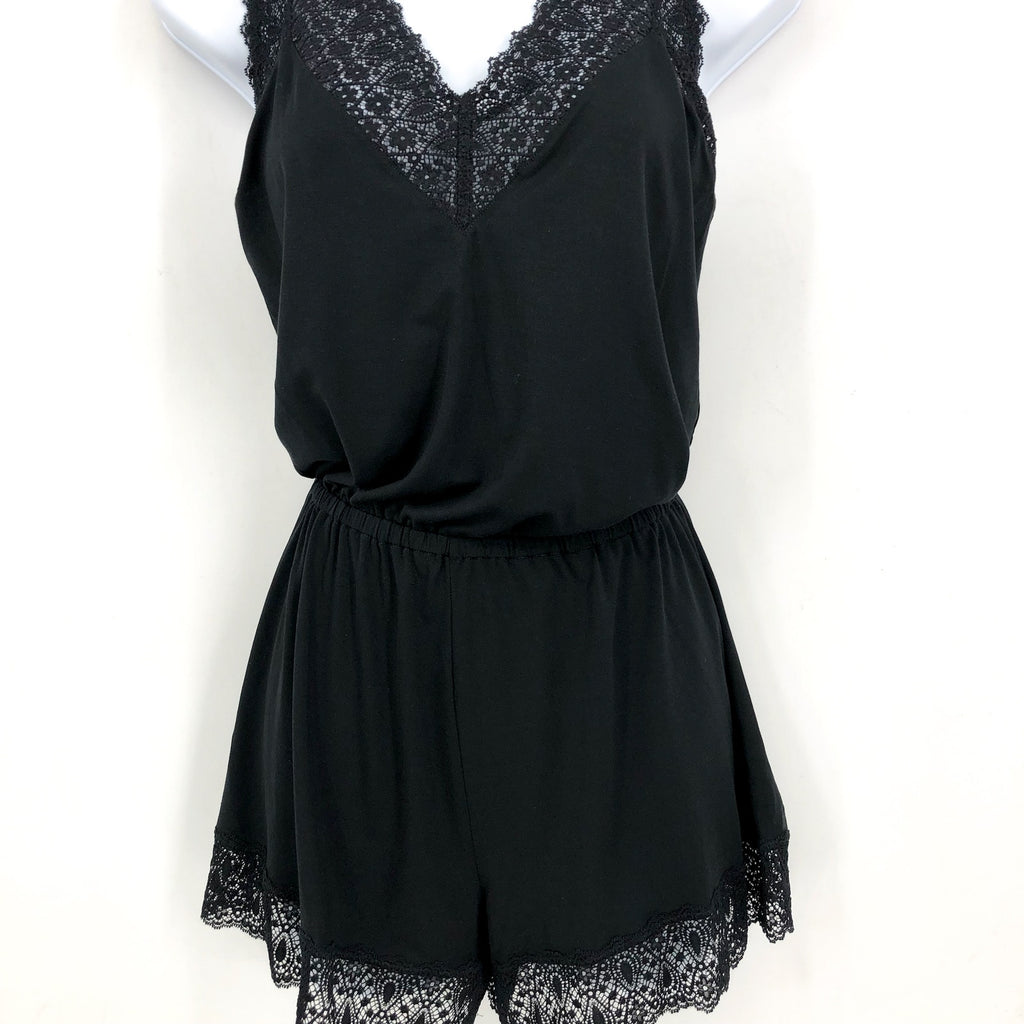 COSABELLA Women's Giulia Modal Sleep Romper Small Black Sleeveless NWT