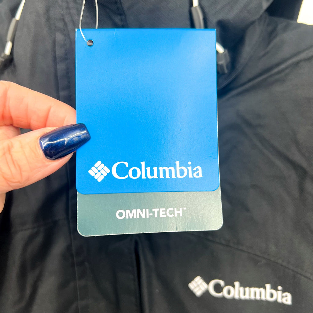 Columbia Women's Bugaboo II Fleece Interchange Jacket 1X Black Waterproof NWT