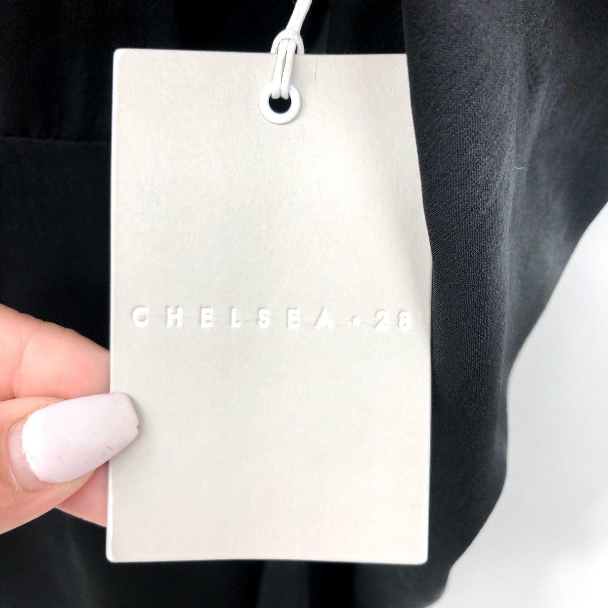 CHELSEA28 Womens Puff Sleeve Mini Dress XS Black Satin Long Sleeve Cut-Out NWT