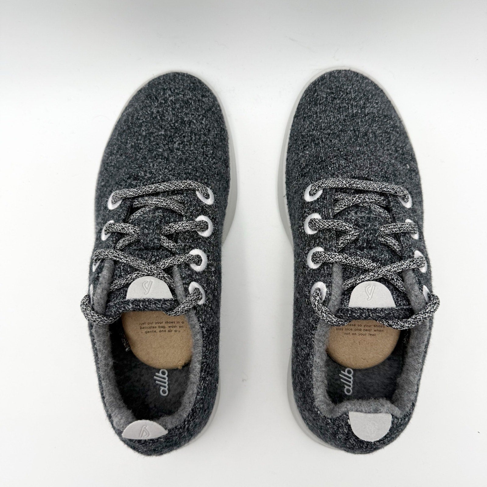 AllBirds Womens Wool Runner Casual Sneakers US 10 EU 40 Natural Grey NIB
