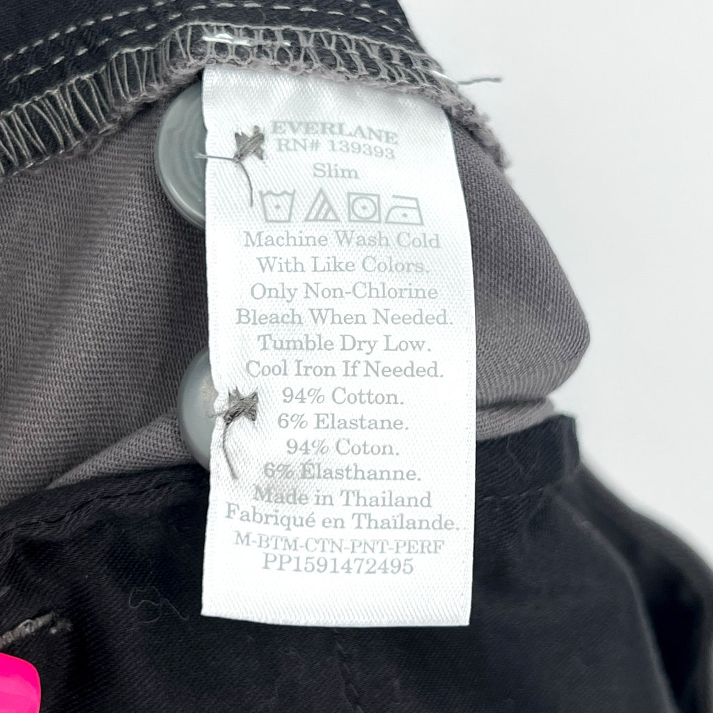 EVERLANE Men's The Performance Chino Pants 30x32 Slate Grey Uniform NWT