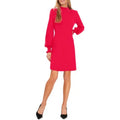 Cece Womens Sweater Knit Dress Large Rich Magenta Pink Long Sleeve NWT