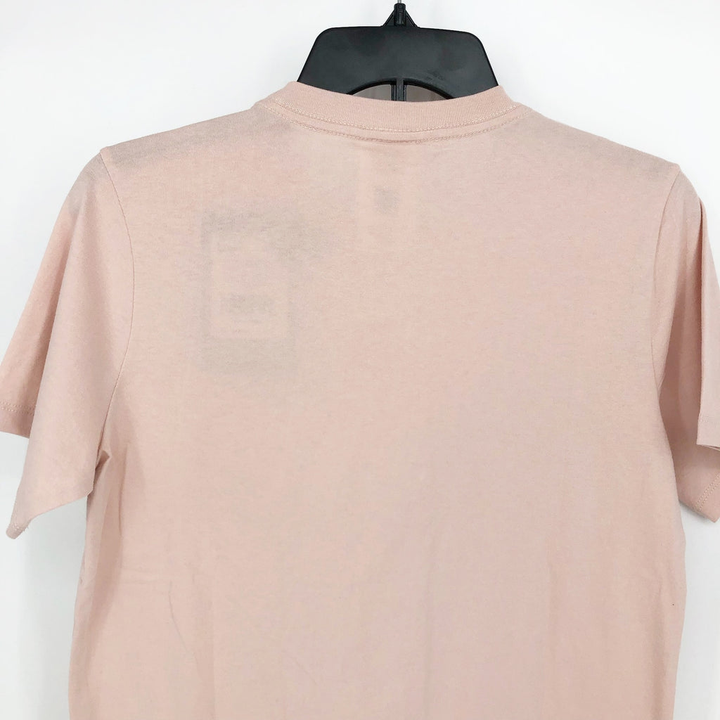 The North Face Womens Half Dome Logo Tee XS Pink Moss Short Sleeve NWT
