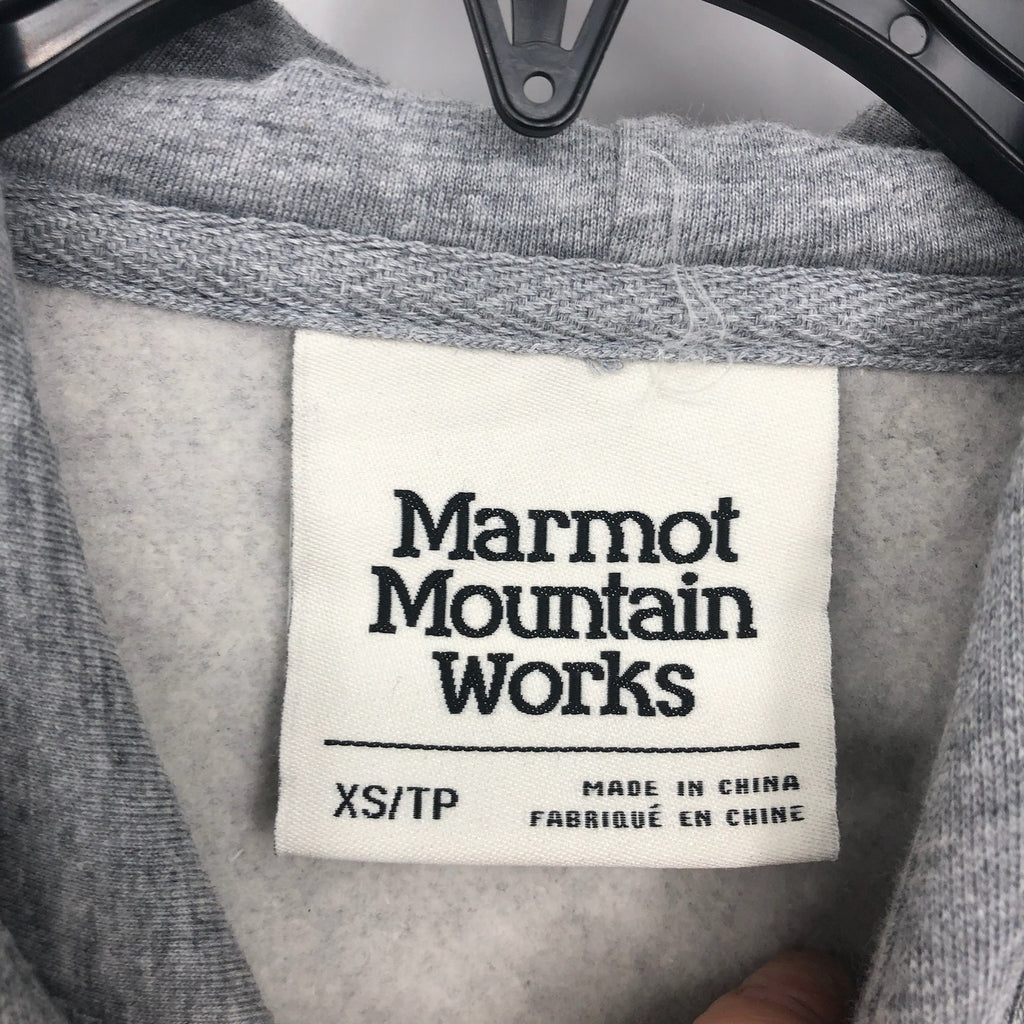 Marmot Women's Critter Mountain Hoodie Sweatshirt XS Grey Pullover NWT
