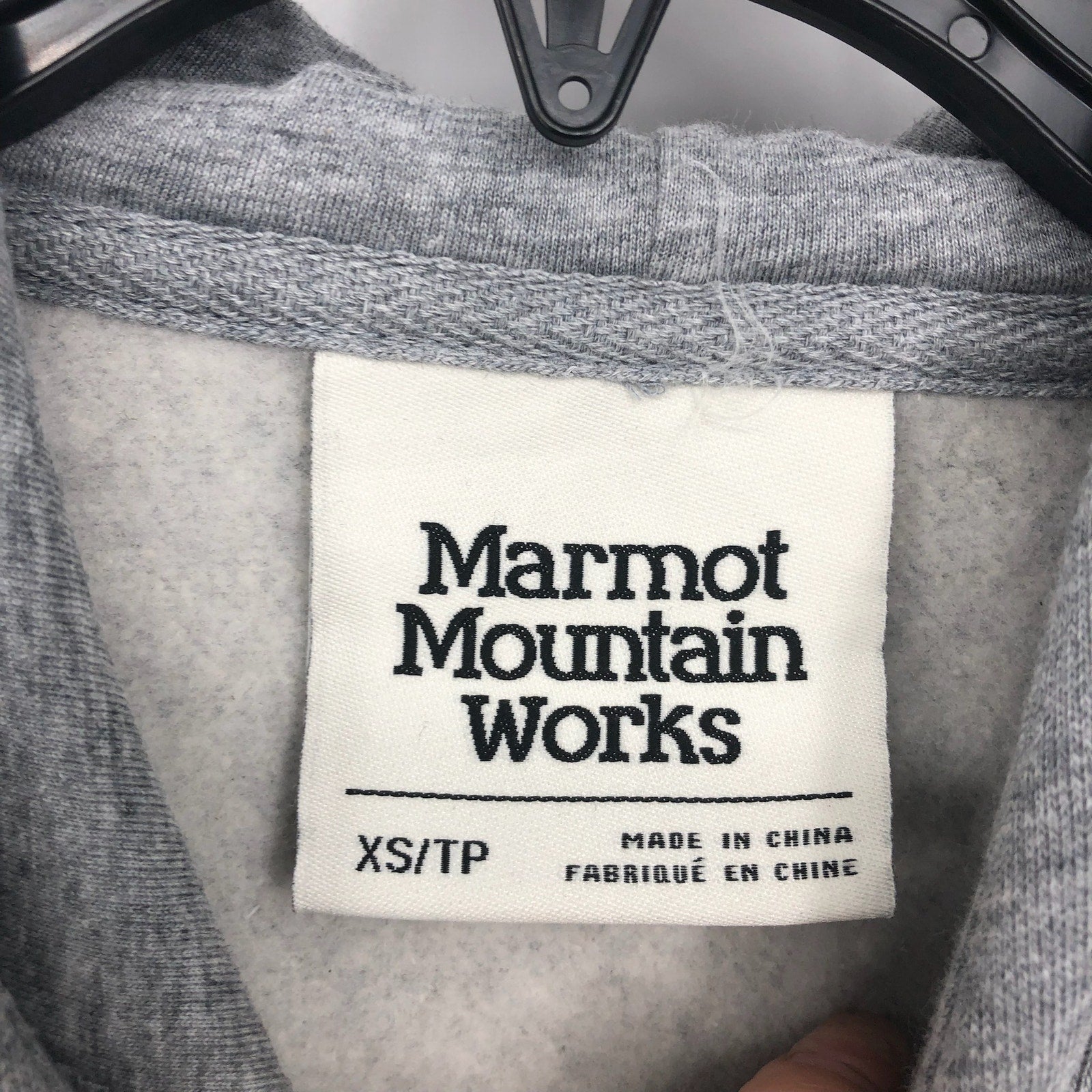 Marmot Women's Critter Mountain Hoodie Sweatshirt XS Grey Pullover NWT