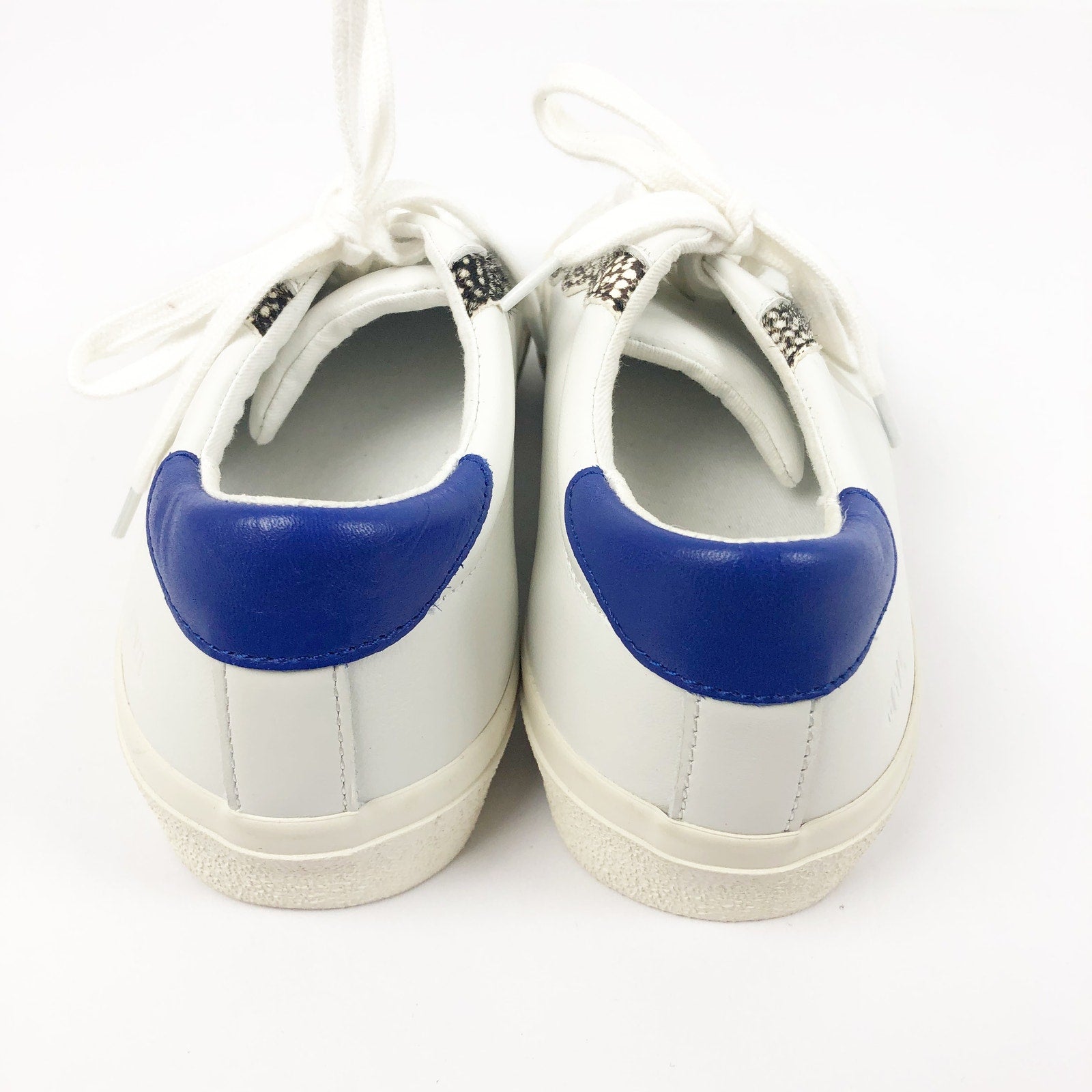 MADEWELL Womens Sidewalk Low-Top Sneakers Size 6 White Leather Wave NWOB