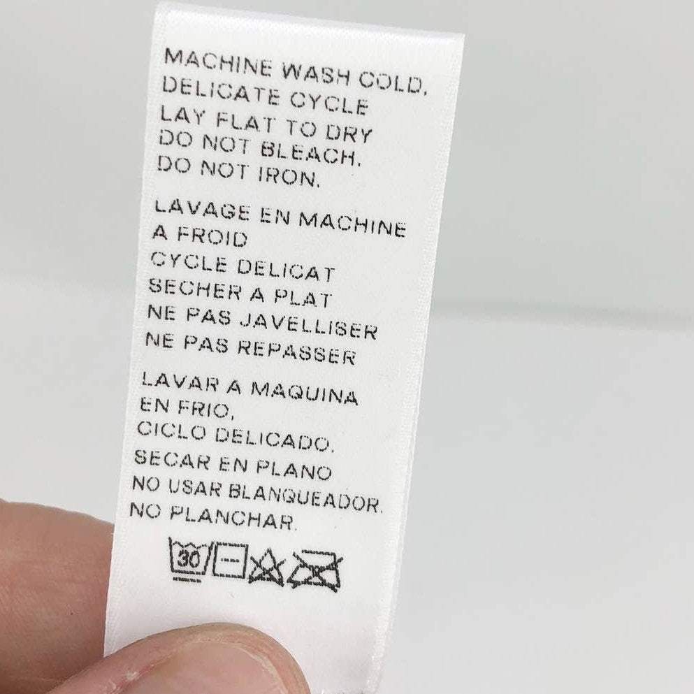 Good American Metallic Better Reversible Swim Bottom 3 Large Silver Green NWT