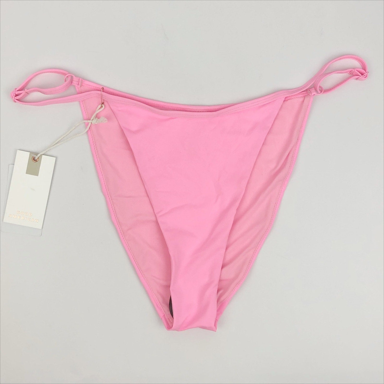 Good American Perfect Fit Bikini Bottoms Size 6 (3XL) Swimwear Sugar Pink NWT