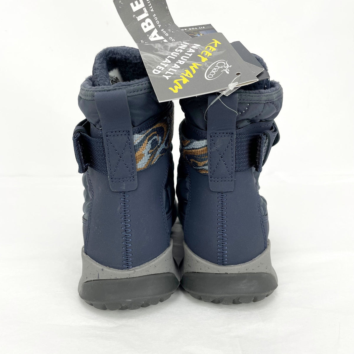 Chaco Womens Borealis Boots Size 6 Blue Quilted Waterproof Seam Sealed NWT