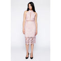 BARDOT Women's Willow Sheath Dress Small Soft Pink Floral Lace Sleeveless NWT