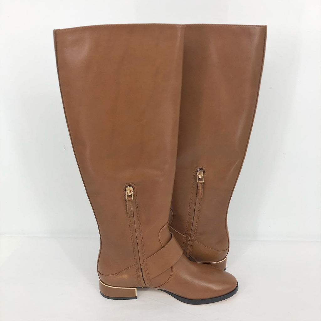 Tory Burch Womens Sofia Knee High Boots US 5 M Brown Leather NWOB