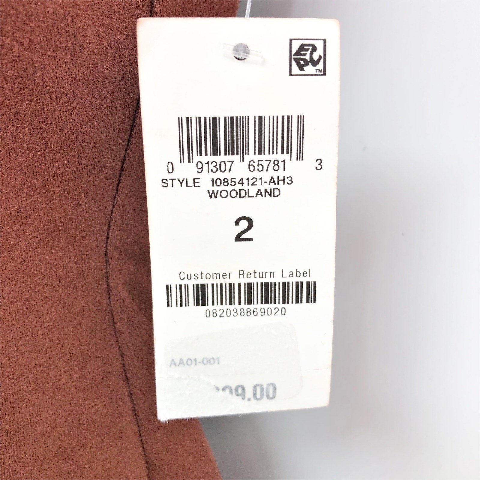 INC International Concepts Midi Dress SIZE 2 Brown Faux Suede Sleeveless NWT